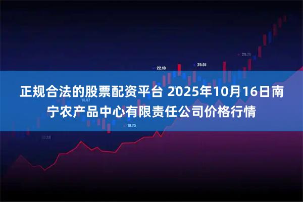 正规合法的股票配资平台 2025年10月16日南宁农产品中心有限责任公司价格行情